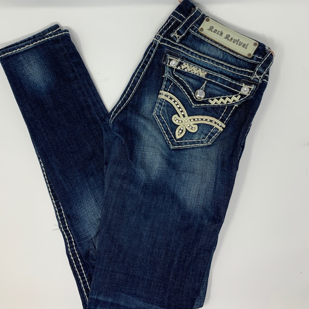 Rock revival skinny jeans